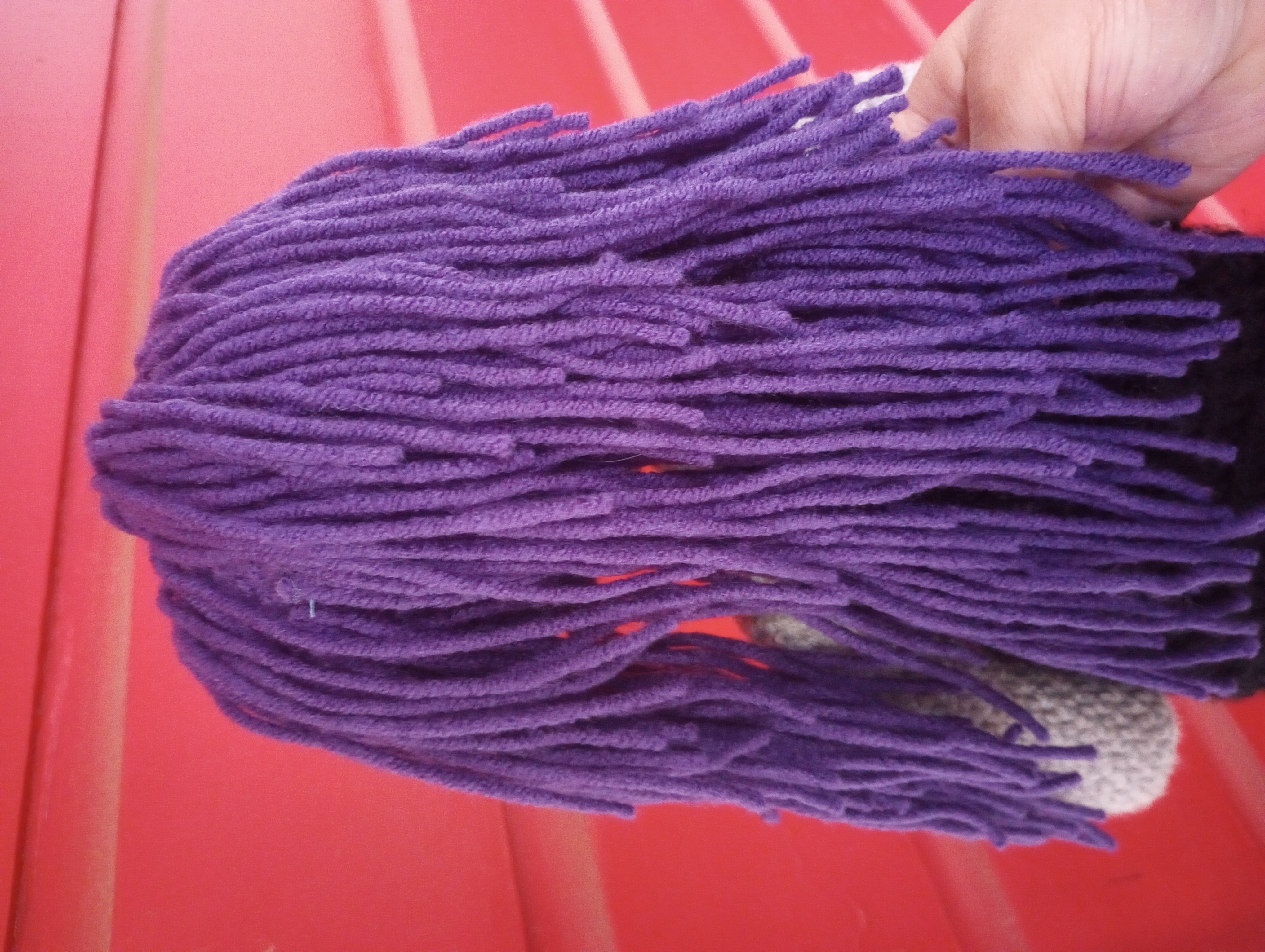 A picture of the back of the doll, showing the layered hairstyle cascading down her back